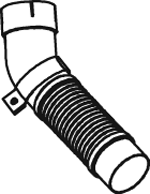 Mounting set, DINEX exhaust system 54180