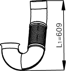 DINEX 54196 exhaust pipe