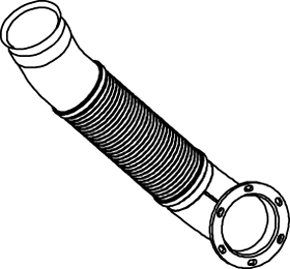 DINEX 54211 exhaust pipe