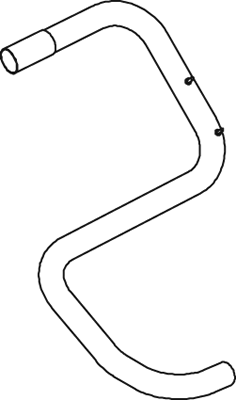 DINEX 54255 exhaust pipe