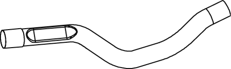 DINEX 54259 exhaust pipe