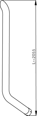 DINEX 54663 exhaust pipe