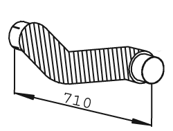 DINEX exhaust pipe 54685