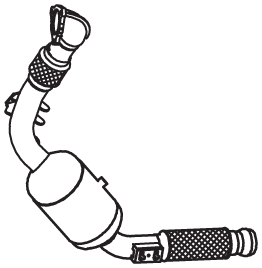 Soot filter/particles, DINEX exhaust system 56185
