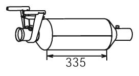 Soot/Particulate Filter, exhaust system Mercedes-Benz SPRINTER 3-t Van · Mercedes-Benz SPRINTER 3-t Platform/Chassis · Mercedes-Benz SPRINTER 3,5-t Van