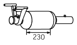 Soot/Particulate Filter, exhaust system Mercedes-Benz SPRINTER 3-t Van · Mercedes-Benz SPRINTER 3-t Platform/Chassis · Mercedes-Benz SPRINTER 3,5-t Van