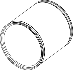 Soot filter/particles, exhaust system DINEX 58001