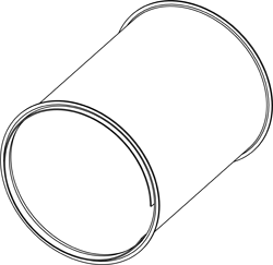 Soot filter/particles, exhaust system DINEX 58005