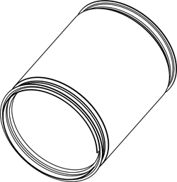 Soot filter/particles, exhaust system DINEX 58007