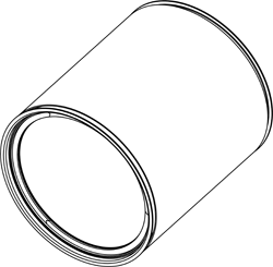 Soot filter/particles, exhaust system DINEX 58009