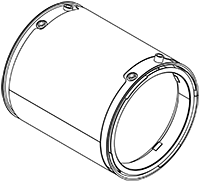 Soot filter/particles, DINEX exhaust system 58014