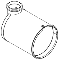Soot filter/particles, exhaust system DINEX 58017