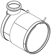 Soot filter/particles, DINEX exhaust system 58018
