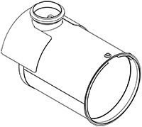 Soot filter/particles, exhaust system DINEX 58020