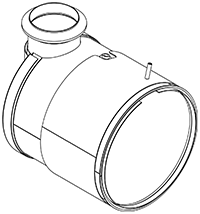 Soot filter/particles, exhaust system DINEX 58021