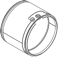 Soot filter/particles, exhaust system DINEX 58022