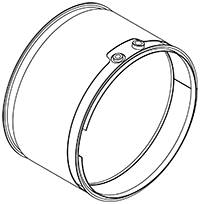 Soot filter/particles, exhaust system DINEX 58024