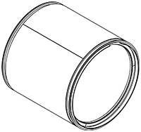 Soot filter/particles, DINEX exhaust system 58033