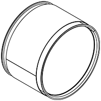 Soot filter/particles, DINEX exhaust system 58045