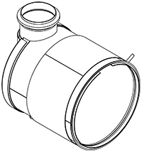 Soot filter/particles, DINEX exhaust system 58055