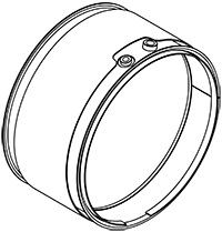 Soot filter/particles, DINEX exhaust system 58058