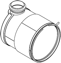 Soot filter/particles, DINEX exhaust system 58063