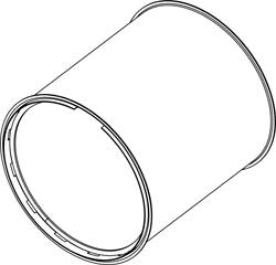 Soot filter/particles, DINEX 65012 exhaust system