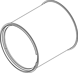 Soot filter/particles, DINEX 65016 exhaust system