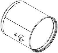Soot filter/particles, DINEX 65020 exhaust system