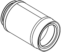 Soot filter/particles, exhaust system DINEX 65023