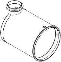 Soot filter/particles, DINEX 65025 exhaust system