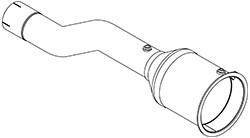 Soot filter/particles, DINEX 65026 exhaust system