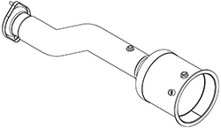 Soot filter/particles, DINEX 65027 exhaust system