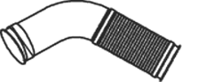 DINEX 68089 exhaust pipe
