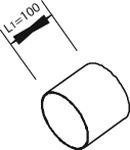 DINEX 68235 exhaust pipe