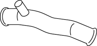 DINEX 68258 exhaust pipe