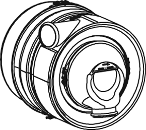 DINEX 68350 media silencer