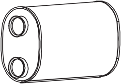 DINEX 68370 media silencer