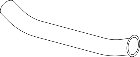 DINEX 68621 exhaust pipe