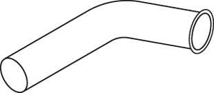 DINEX 68649 exhaust pipe