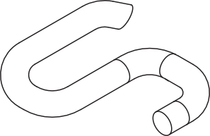 DINEX 68654 exhaust pipe