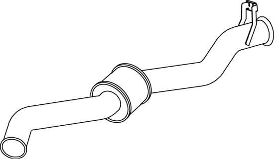 DENEX 68691 posterior silencer