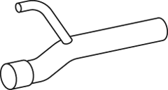 DINEX 68705 exhaust pipe