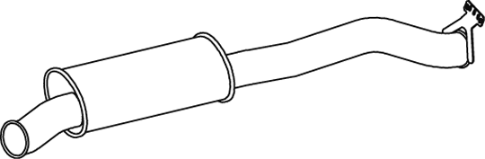 Subsequent silencer DINEX 68717