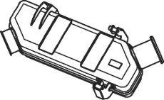 Subsequent silencer DINEX 68719