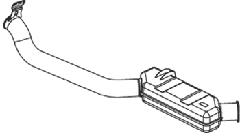 Subsequent silencer DINEX 68720