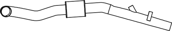 DINEX 68758 exhaust pipe