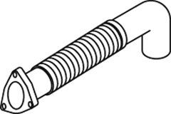 DINEX 69102 exhaust pipe