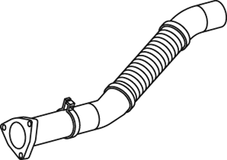 DINEX 69107 exhaust pipe