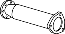 DINEX 69147 exhaust pipe